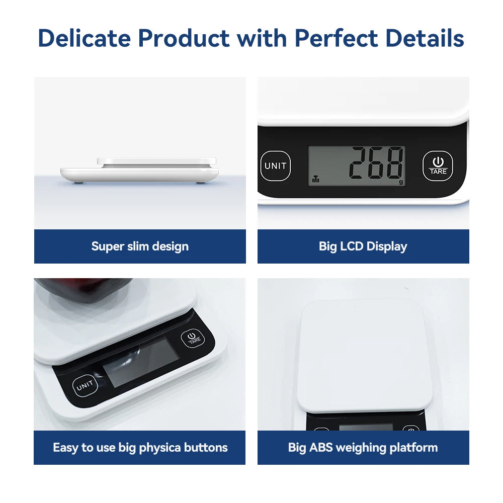 Smart Digital Kitchen Scale with App