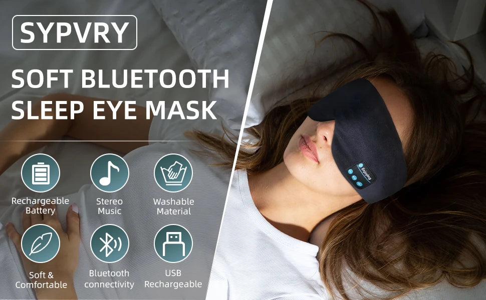 Bluetooth Sleeping Mask with Earphones