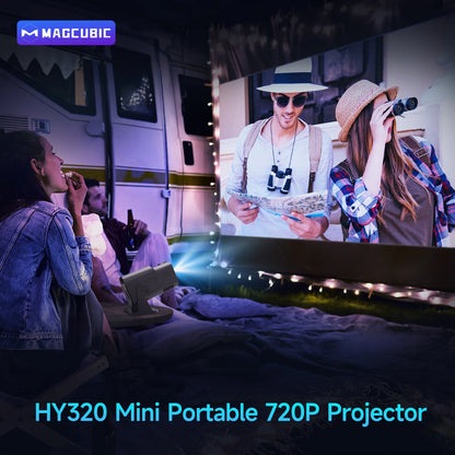 Portable 180° Rotating Android Projector