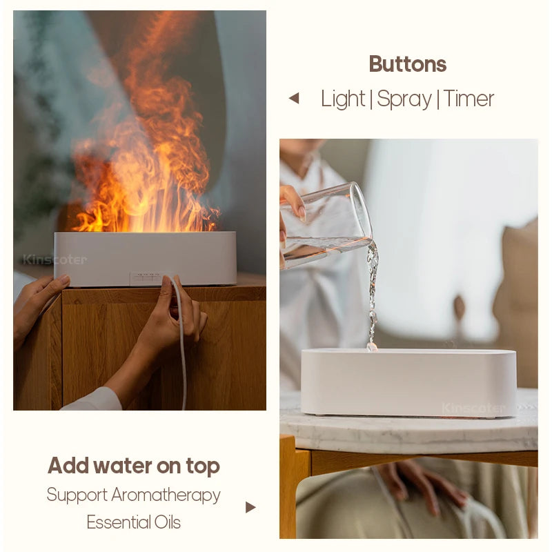 Flame Aroma Diffuser & Humidifier