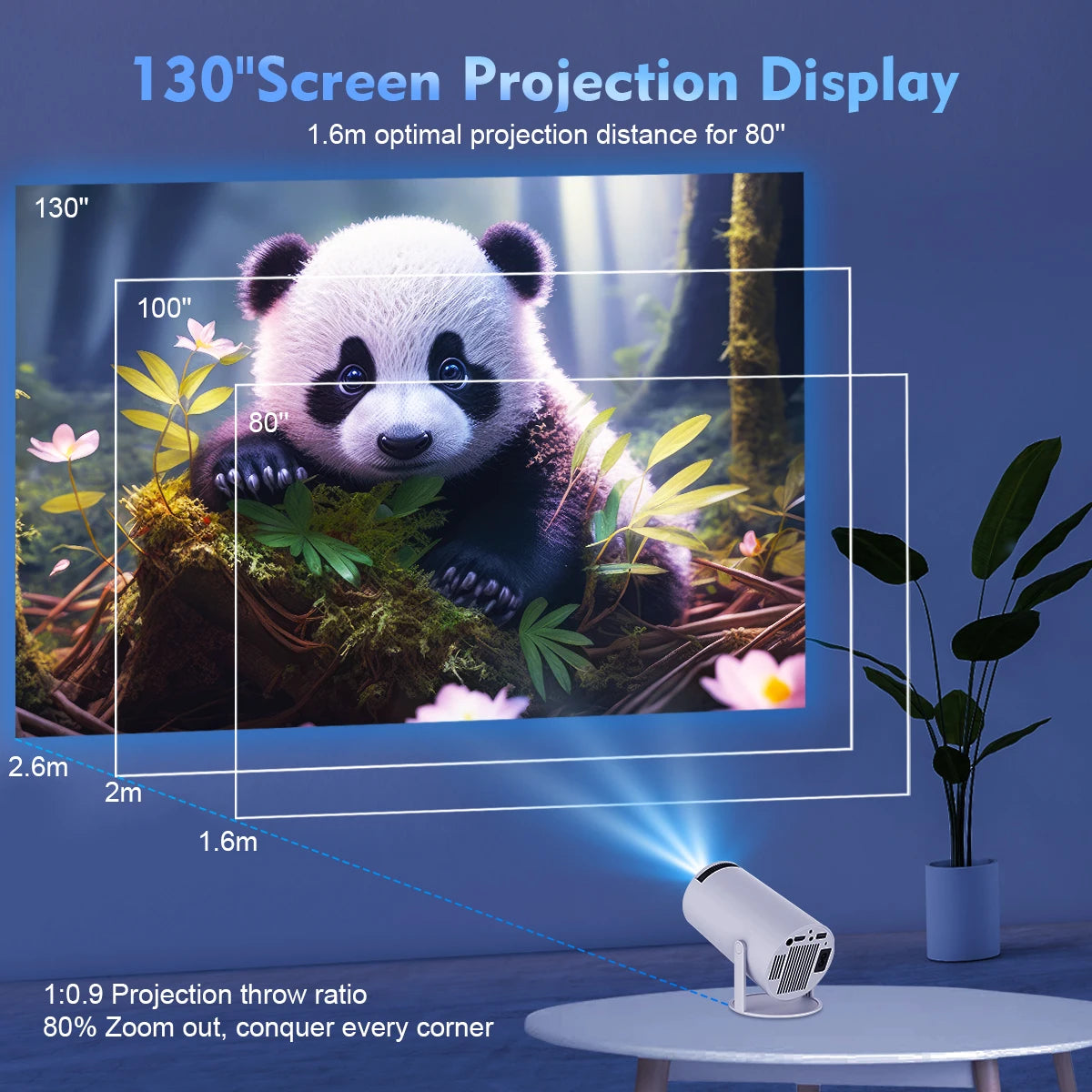 4K Android Home Cinema Projector