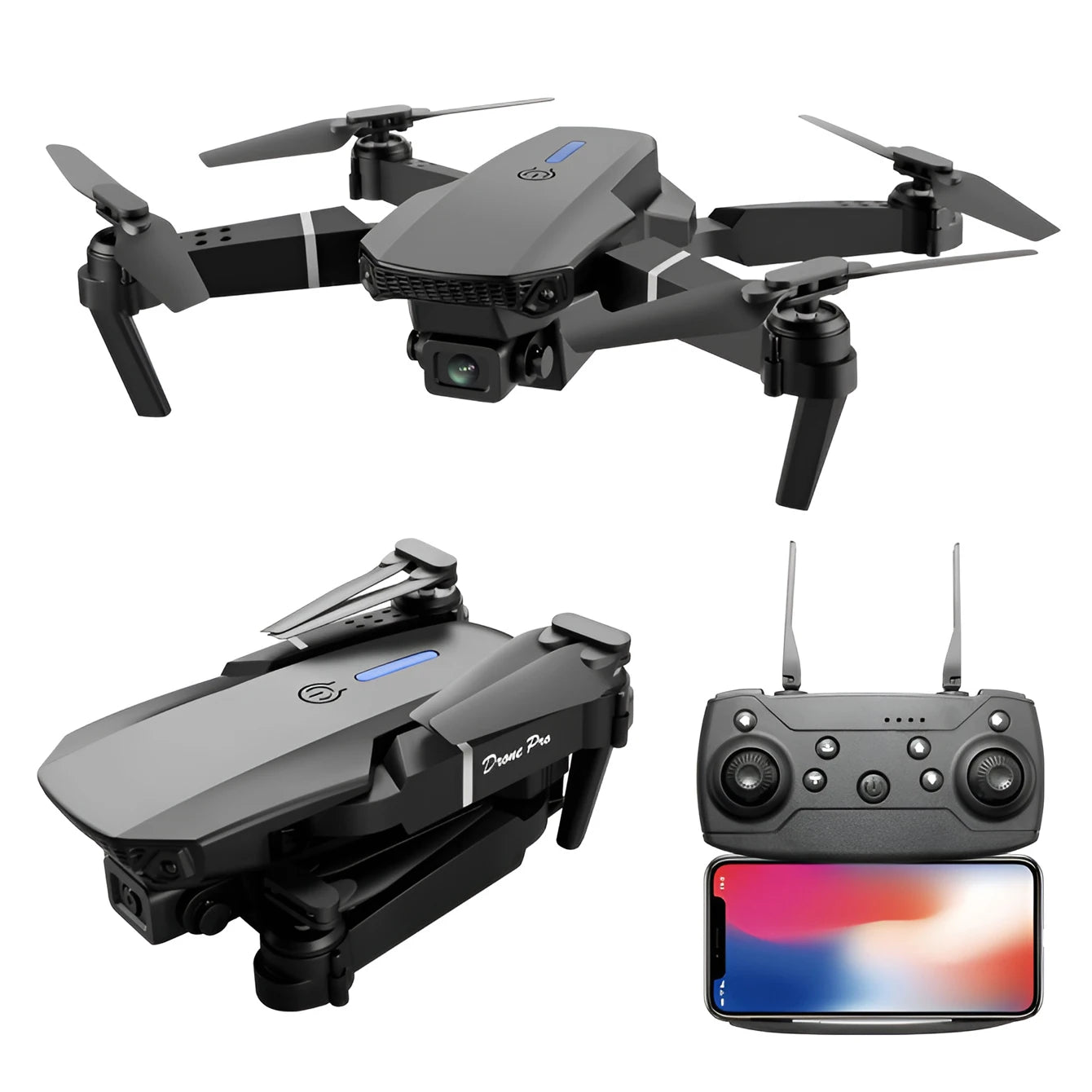 Foldable HD Drone with Dual Cameras