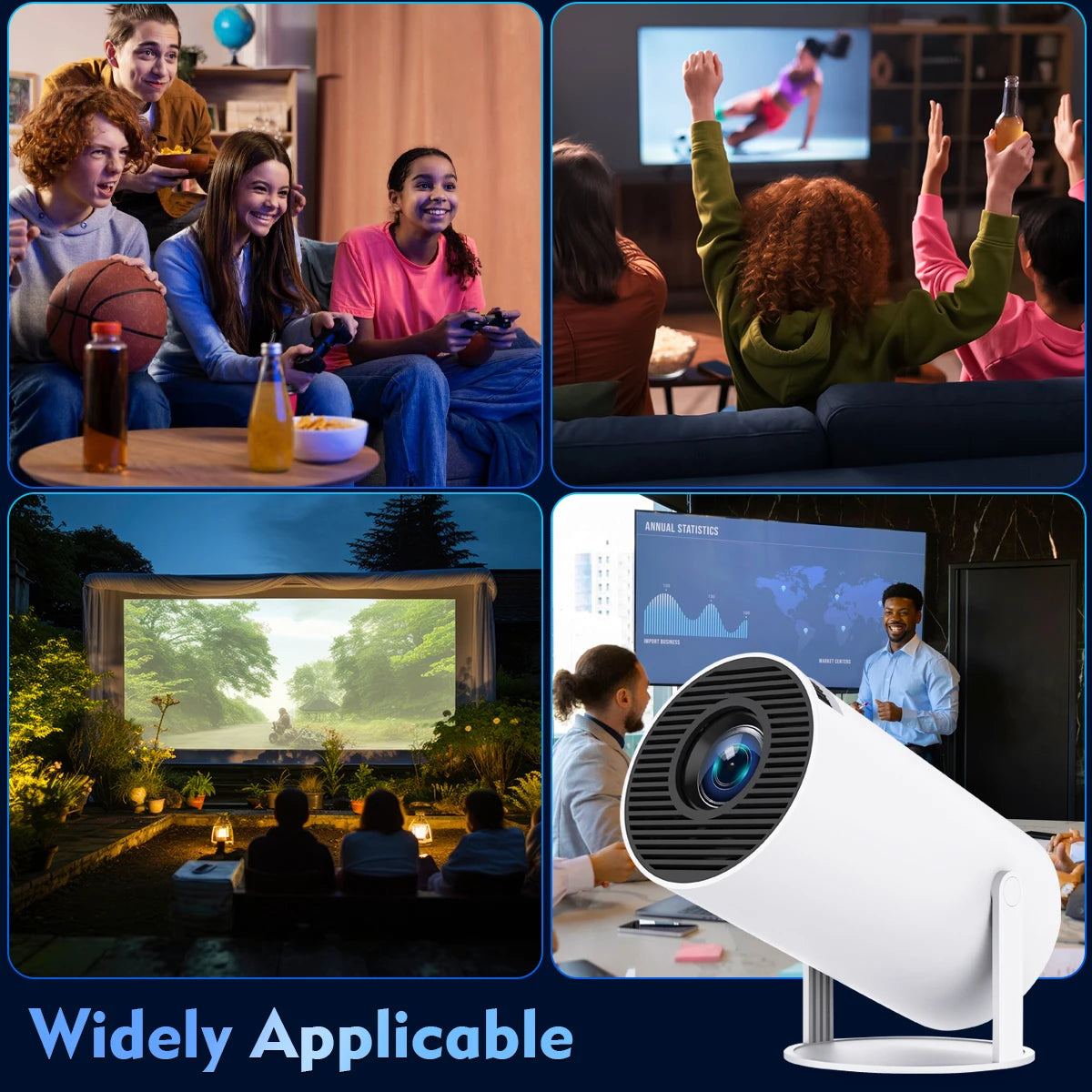 4K Android Home Cinema Projector