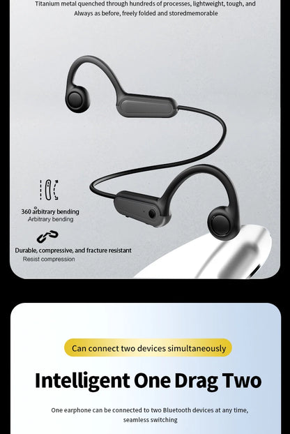 Wireless Bone Conduction Sport Headphones