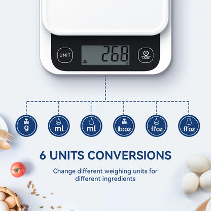 Smart Digital Kitchen Scale with App