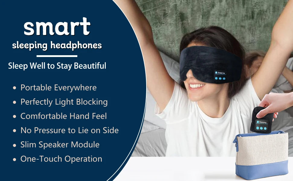 Bluetooth Sleeping Mask with Earphones