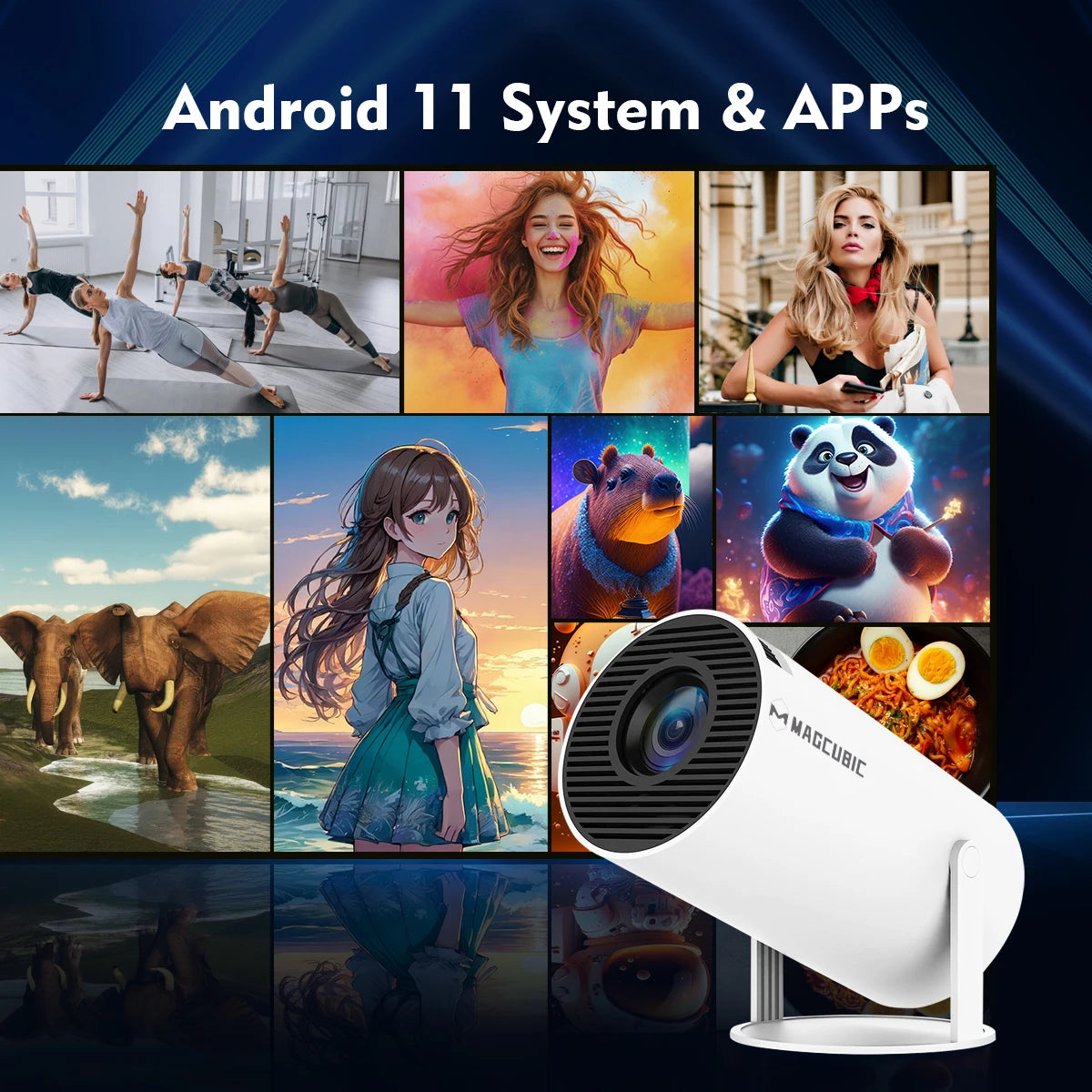 4K Android Home Cinema Projector