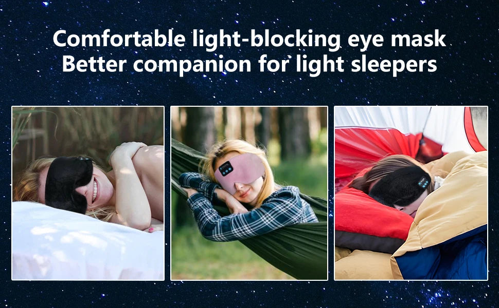 Bluetooth Sleeping Mask with Earphones