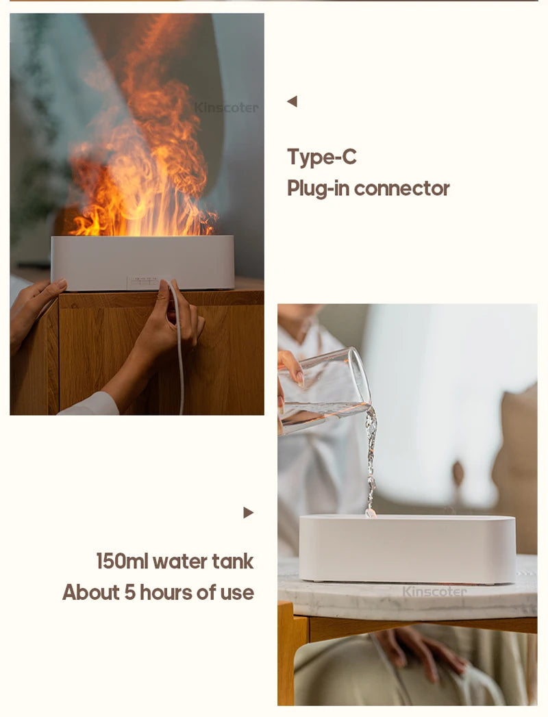 Flame Aroma Diffuser & Humidifier