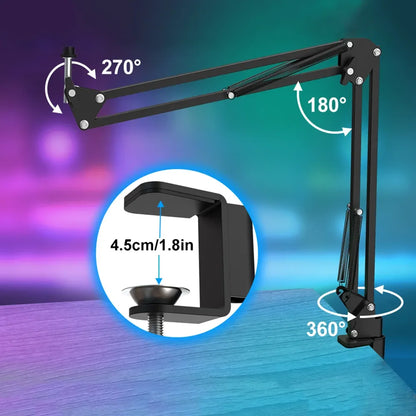 USB Podcast Microphone Kit with Arm