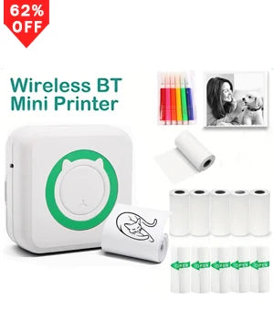 Wireless Mini Thermal Printer for Photos